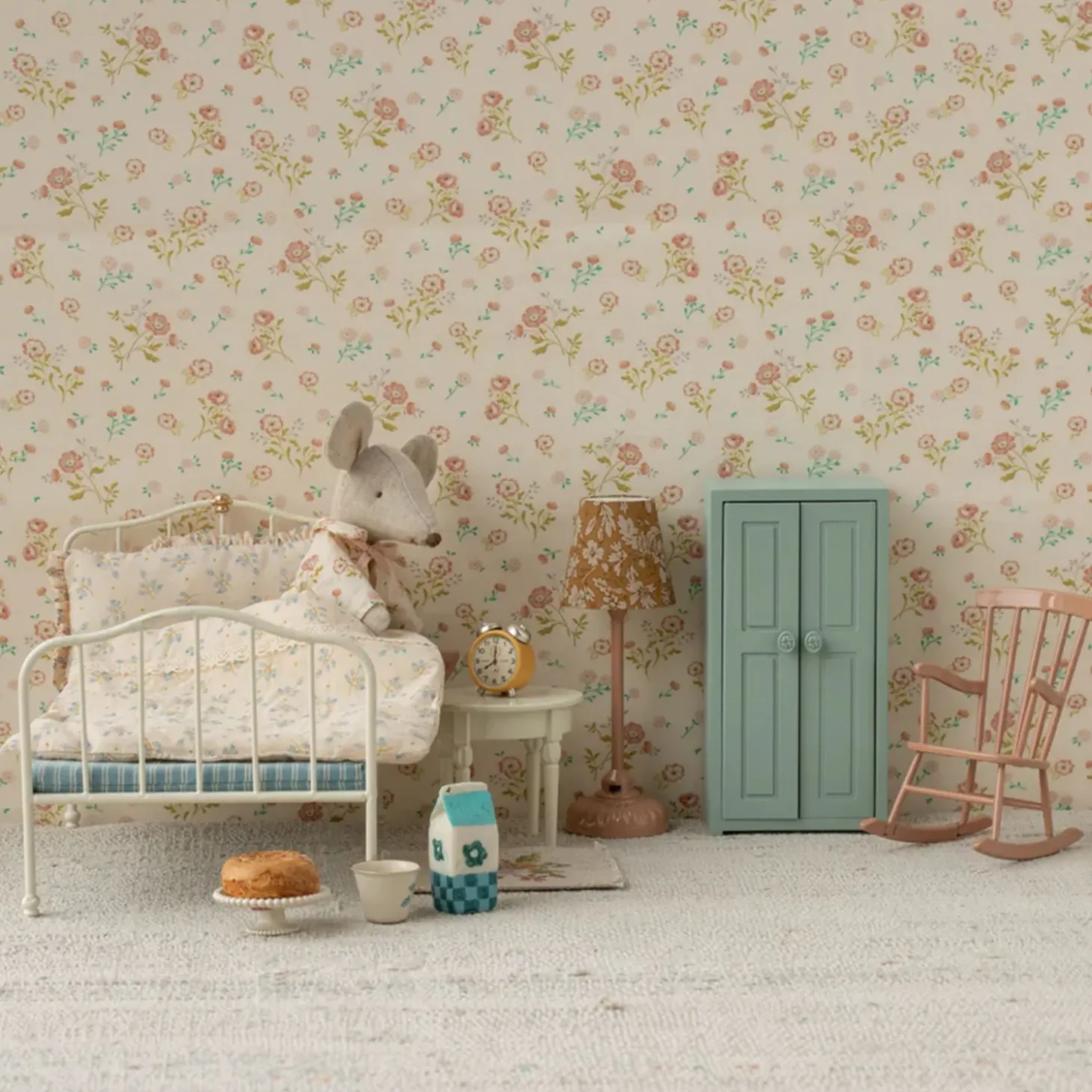 Maileg Side Table - White (Mouse)