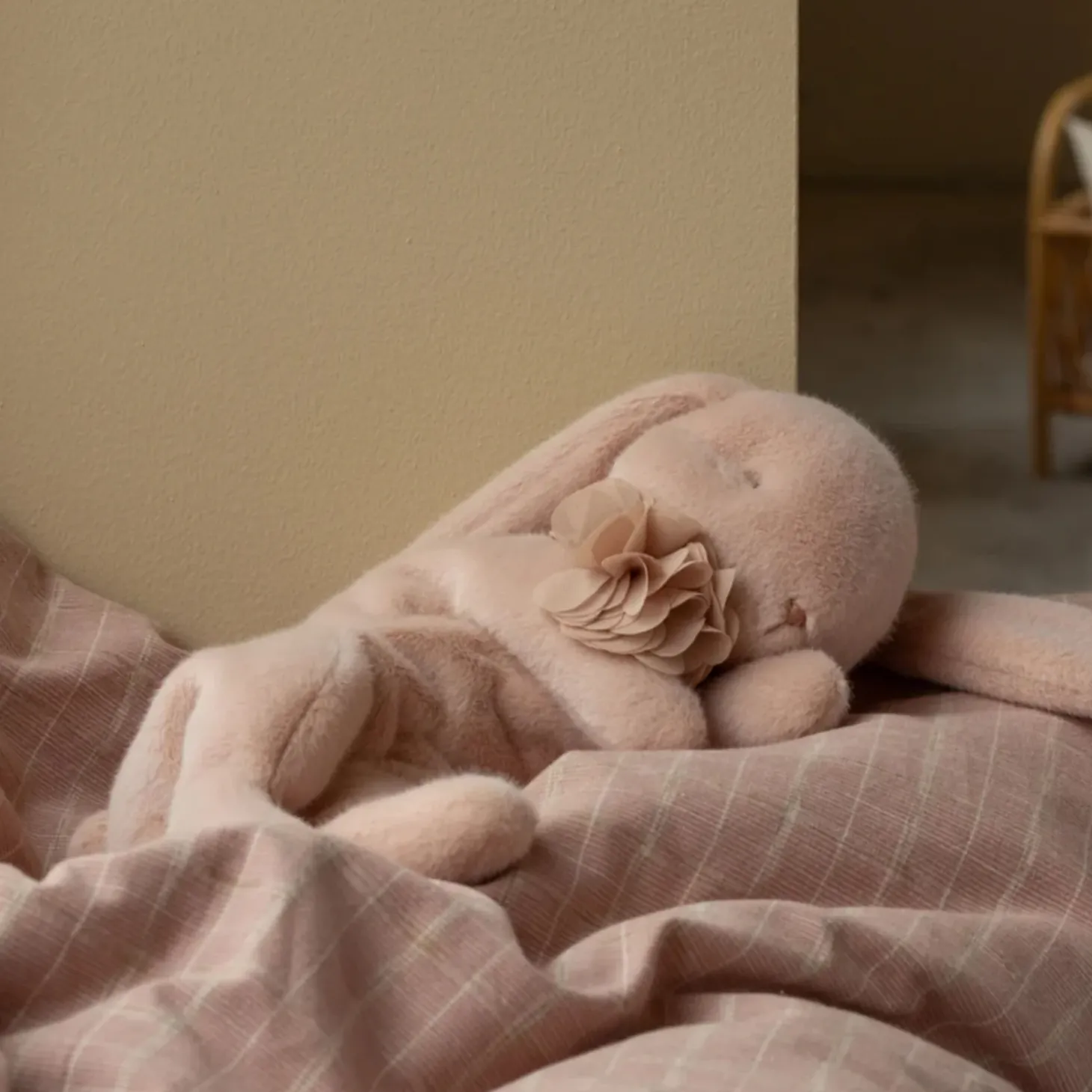 Maileg Sleeping Plush Bunny (Powder)