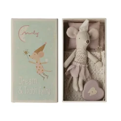 Maileg Tooth Fairy Mouse in Matchbox (Little Sister)