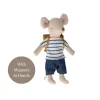 Maileg Tricycle Mouse with Bag (Big Brother)