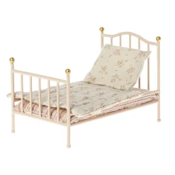 Maileg Vintage Bed - Rose (Mouse)
