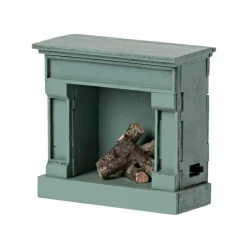 Maileg Vintage Fireplace - Blue (Mouse)