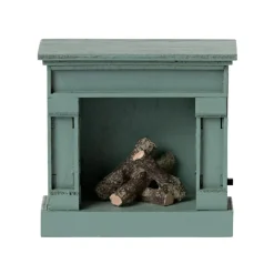 Maileg Vintage Fireplace - Blue (Mouse)