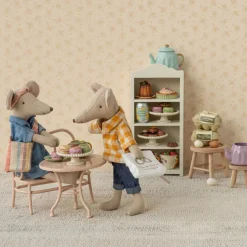 Maileg Yellow Checkered Shirt and Pants (Dad Mouse)