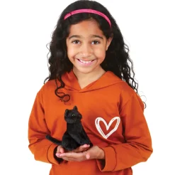 Mini Black Cat Finger Puppet