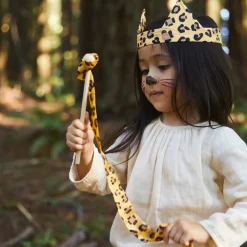 Mini Cheetah Silk & Wood Streamer