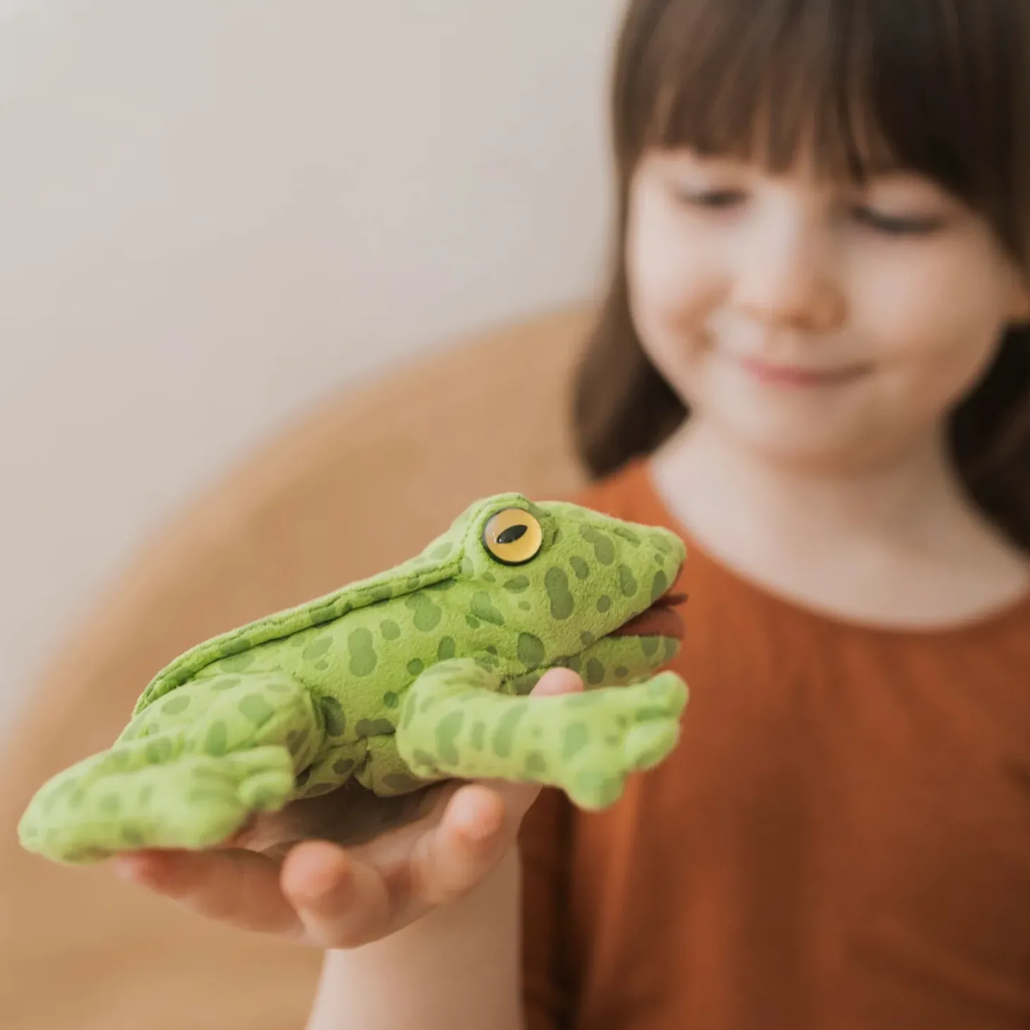 Mini Frog Finger Puppet