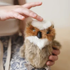 Mini Great Horned Owl Finger Puppet