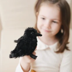 Mini Raven Finger Puppet