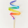 Mini Silk & Wood Streamer (Rainbow)