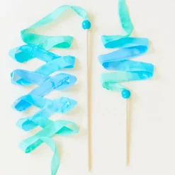 Mini Silk & Wood Streamer (Sea)