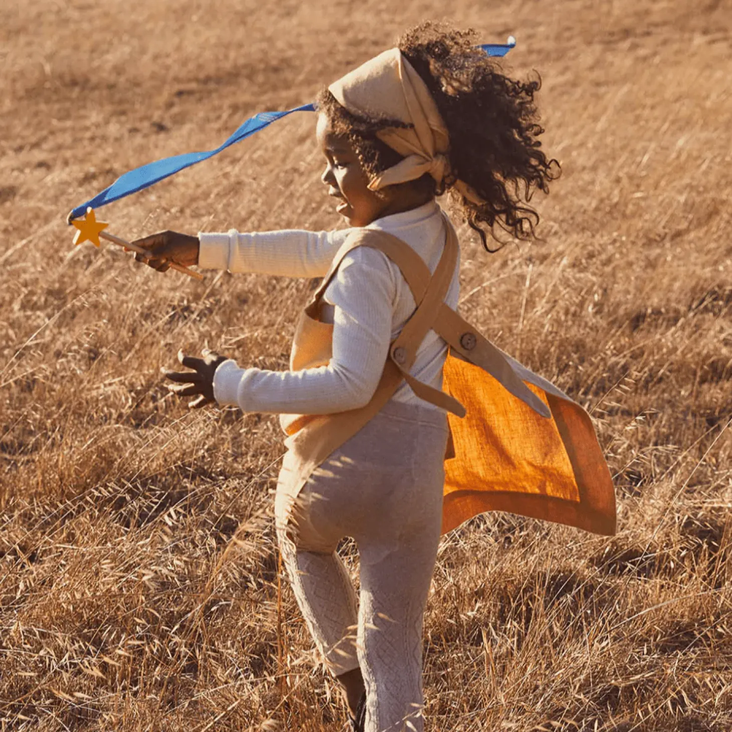 Mini Silk & Wood Streamer (Star)