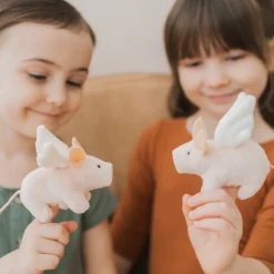 Mini Winged Piglet Finger Puppet (with magnets)