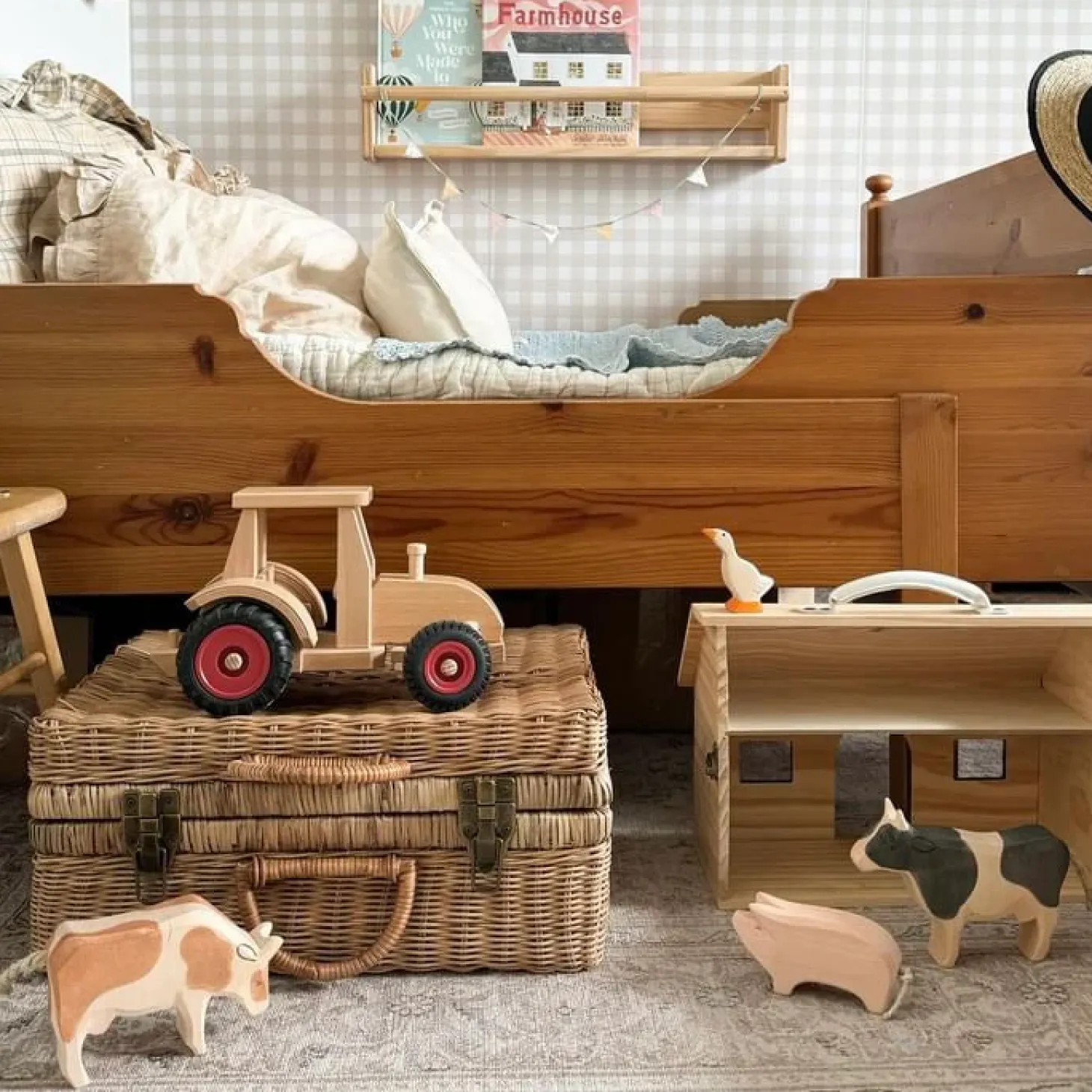 Modern Tractor | Wooden Toy Vehicle