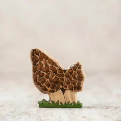 Morel Mushrooms | Wooden Toy Figurine
