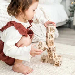 Nature Collection Alphabet Blocks (Set of 26) - Handmade in Canada