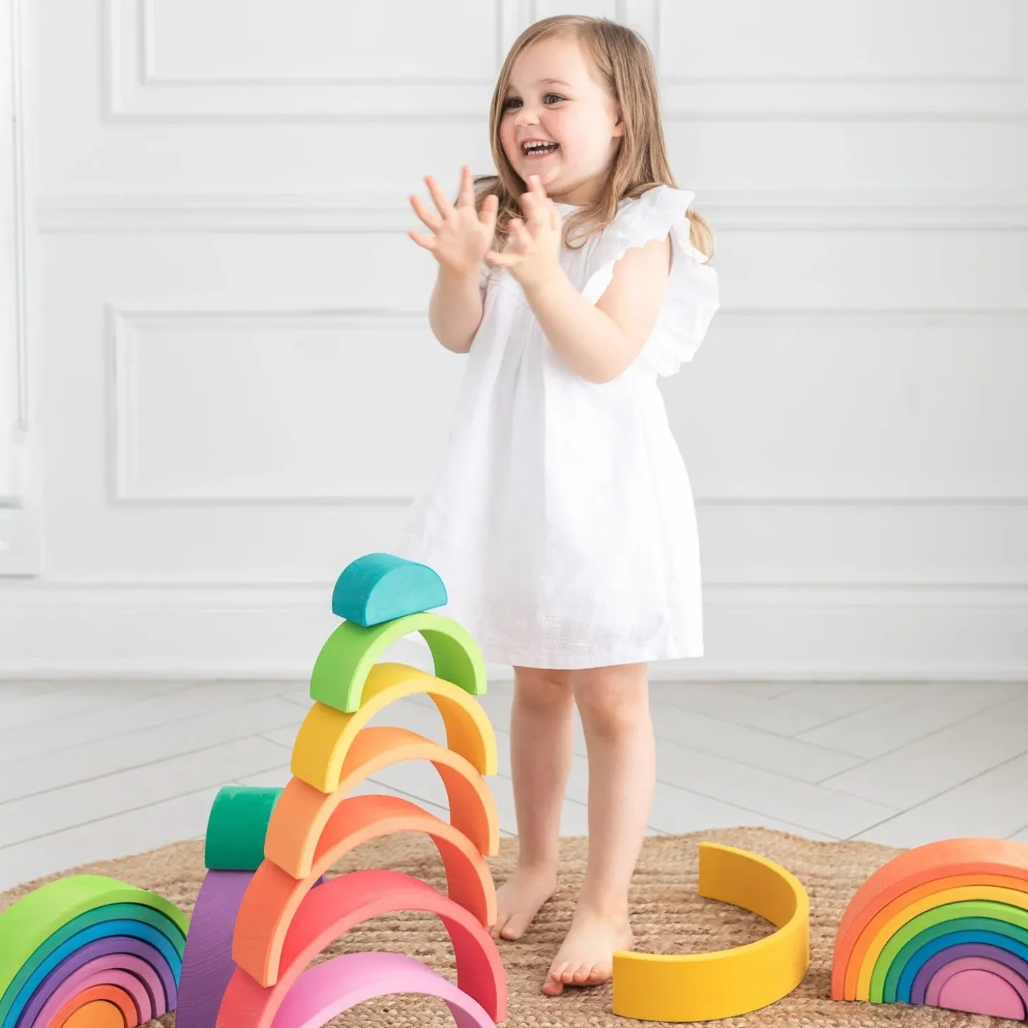 Ocamora 9pc Nesting Rainbow (Green)