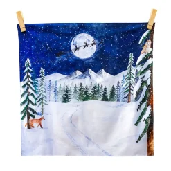 One Starry Winter's Night Vegan Play Cloth
