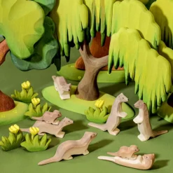 Otter Family Set (Set of 4) | Wooden Toy