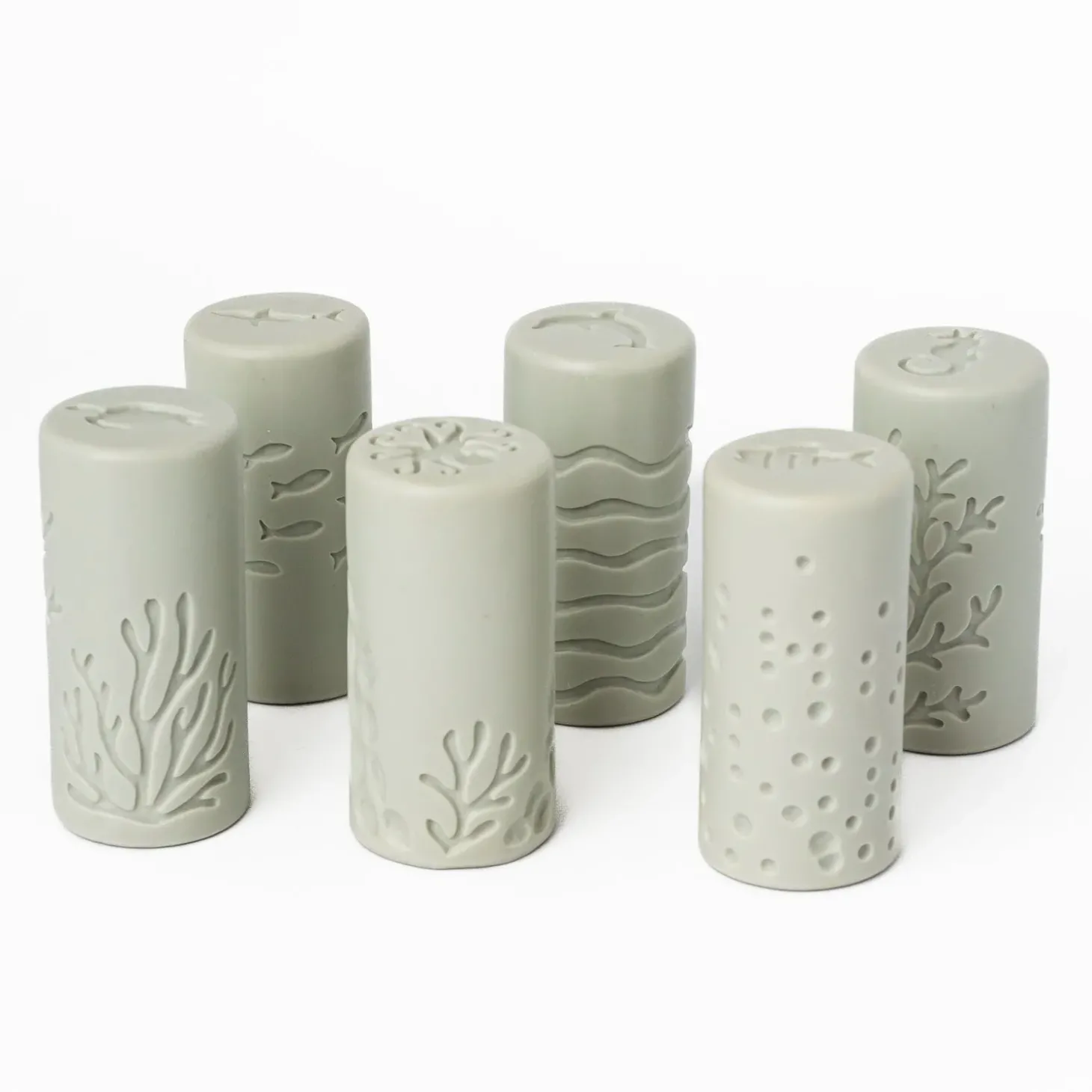 Play Dough Rollers & Stamp Set (Ocean Life)