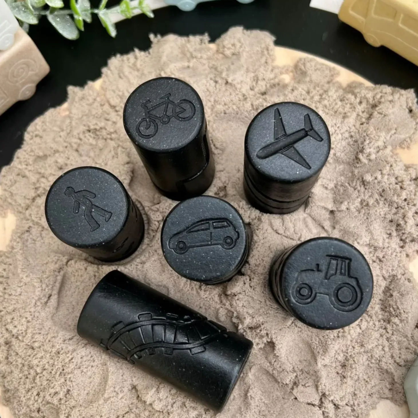 Play Dough Rollers & Stamp Set (Transport)