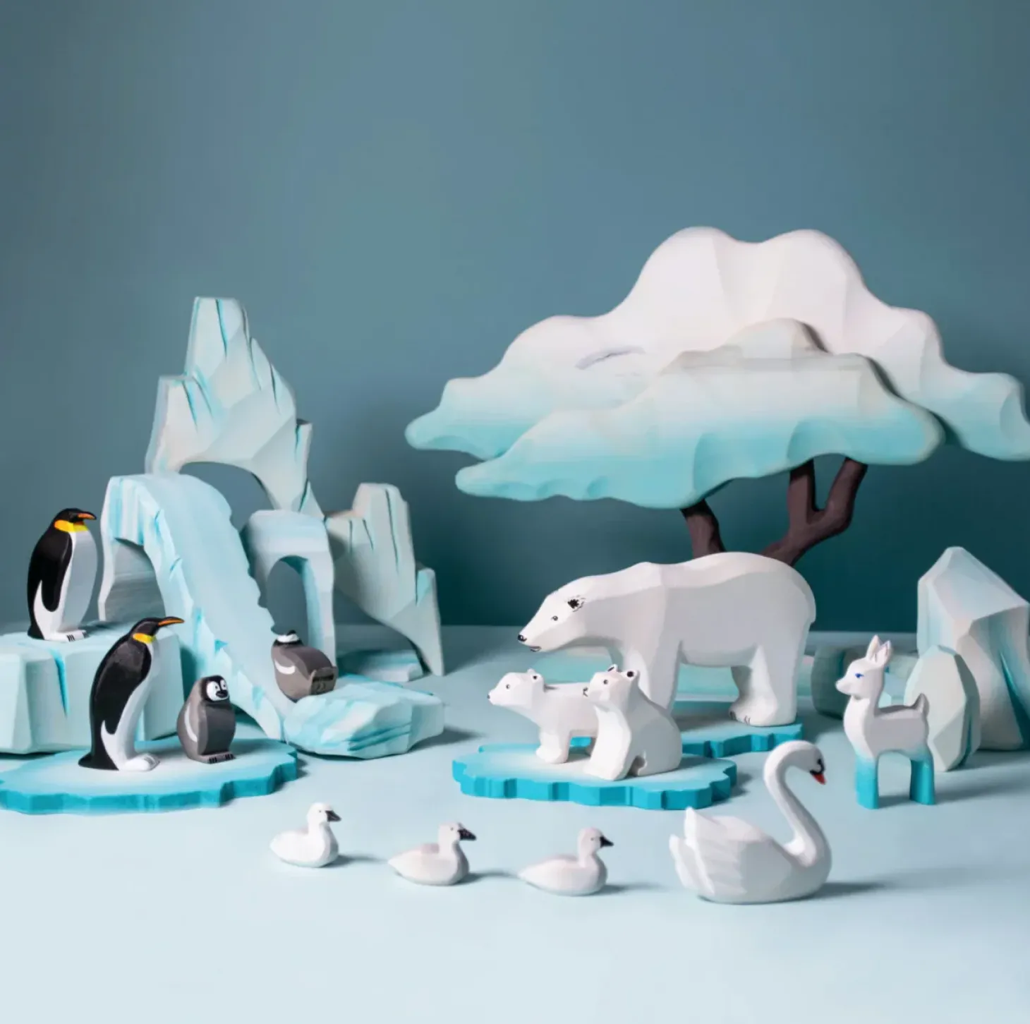 Polar Bear Family (Set of 3)