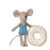PRE-ORDER Maileg Beach Mouse with Float - Multi Dot (Little Sister)