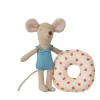 PRE-ORDER Maileg Beach Mouse with Float - Red Dot (Little Sister)