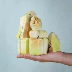 Rainbow Rocks (5 pcs) | Wooden Toy