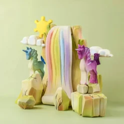 Rainbow Rocks (5 pcs) | Wooden Toy