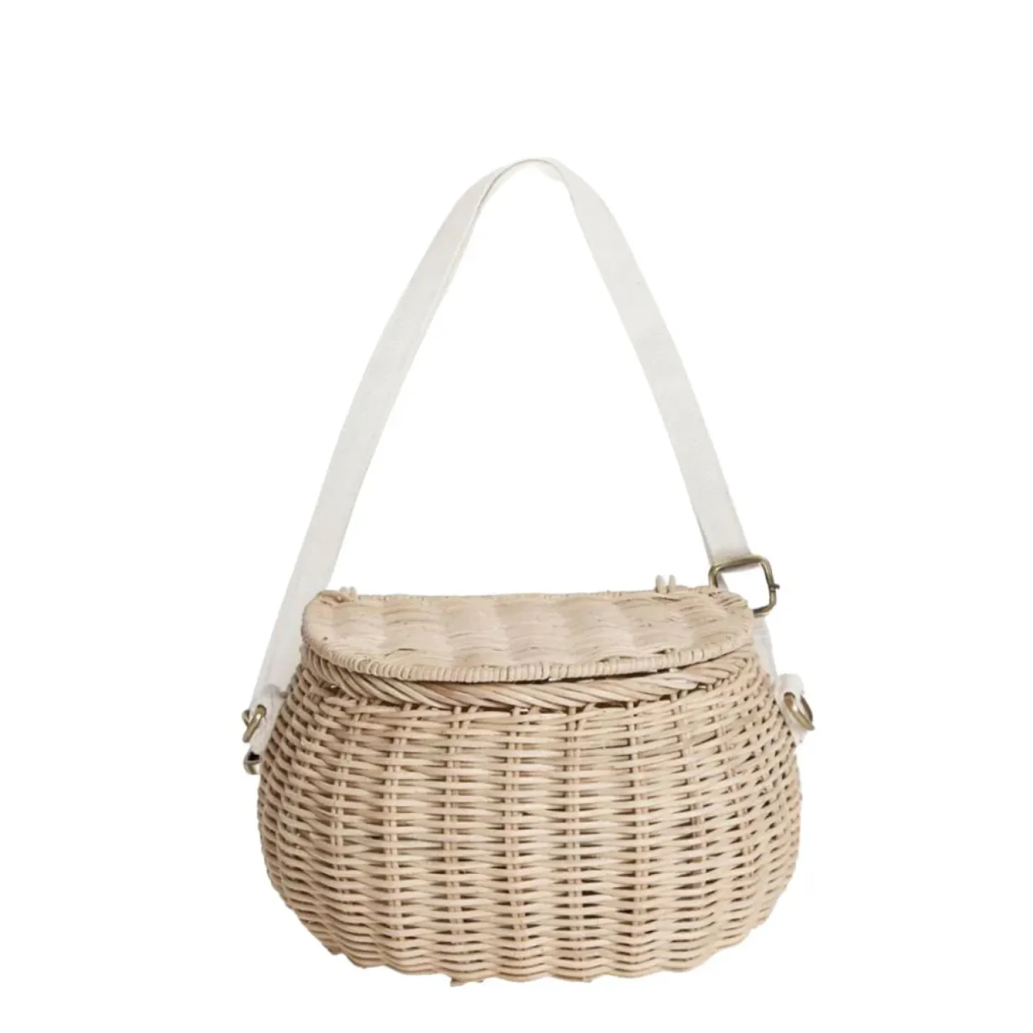 Rattan Mini Chari Bag (Straw)