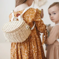 Rattan Mini Chari Bag (Straw)