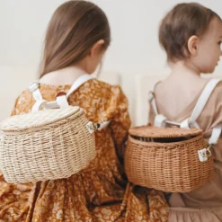 Rattan Mini Chari Bag (Straw)