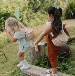 Rattan Mini Chari Bag (Straw)