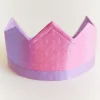 Reversible Silk Crown (Pink & Purple)