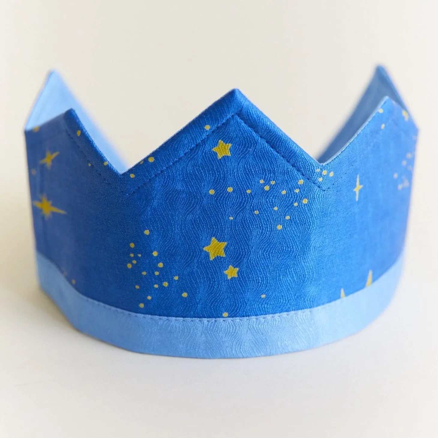 Reversible Silk Crown (Starry Night)