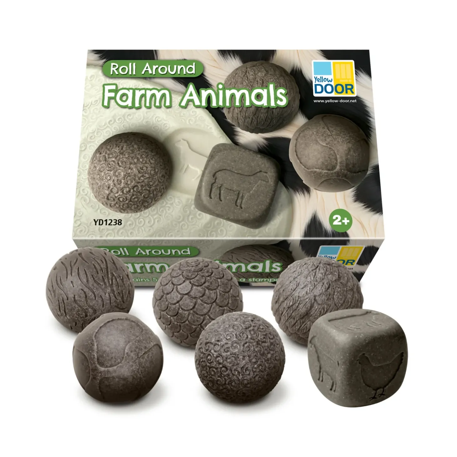 Roll Around Sensory Stones (Farm Animals)