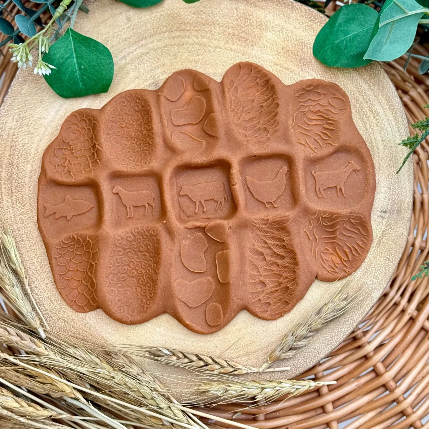 Roll Around Sensory Stones (Farm Animals)