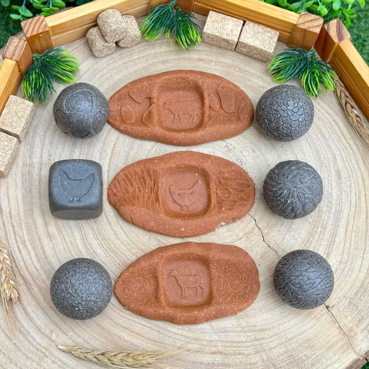 Roll Around Sensory Stones (Farm Animals)