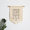 Schoolhouse Alphabet Canvas Banner
