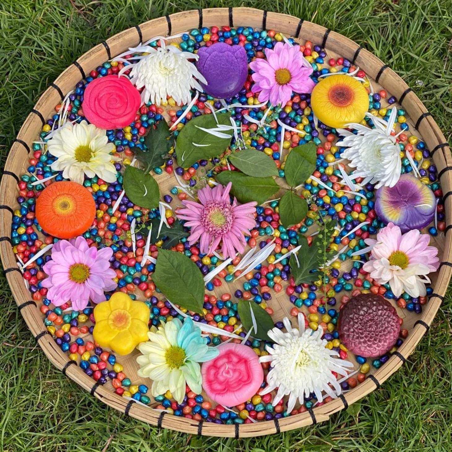 Sensory Play Stones (Flowers)