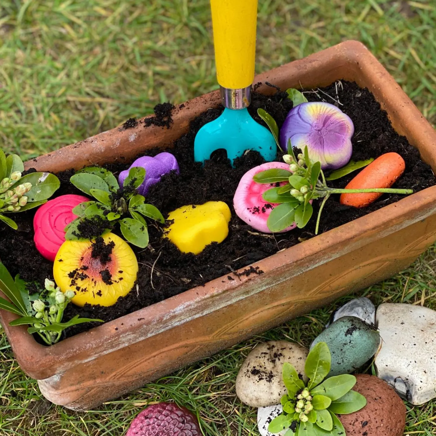 Sensory Play Stones (Flowers)