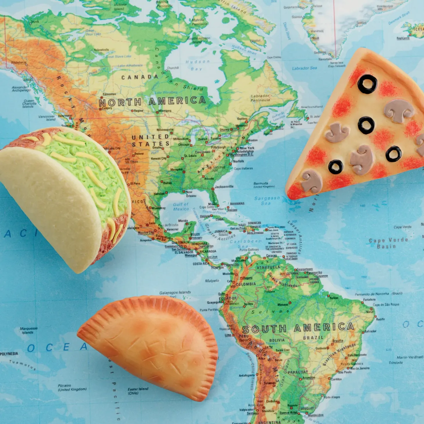 Sensory Play Stones (Foods of the World)