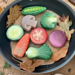 Sensory Play Stones (Vegetables)