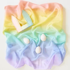 Silk Bunny Ears (Soft Rainbow)