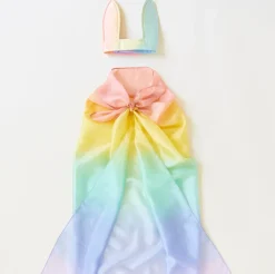 Silk Bunny Ears (Soft Rainbow)