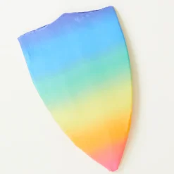 Silk Covered Toy Shield (Rainbow)