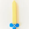 Silk Covered Toy Sword (Blue & Yellow)