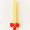 Silk Covered Toy Sword (Red & Yellow)