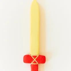 Silk Covered Toy Sword (Red & Yellow)